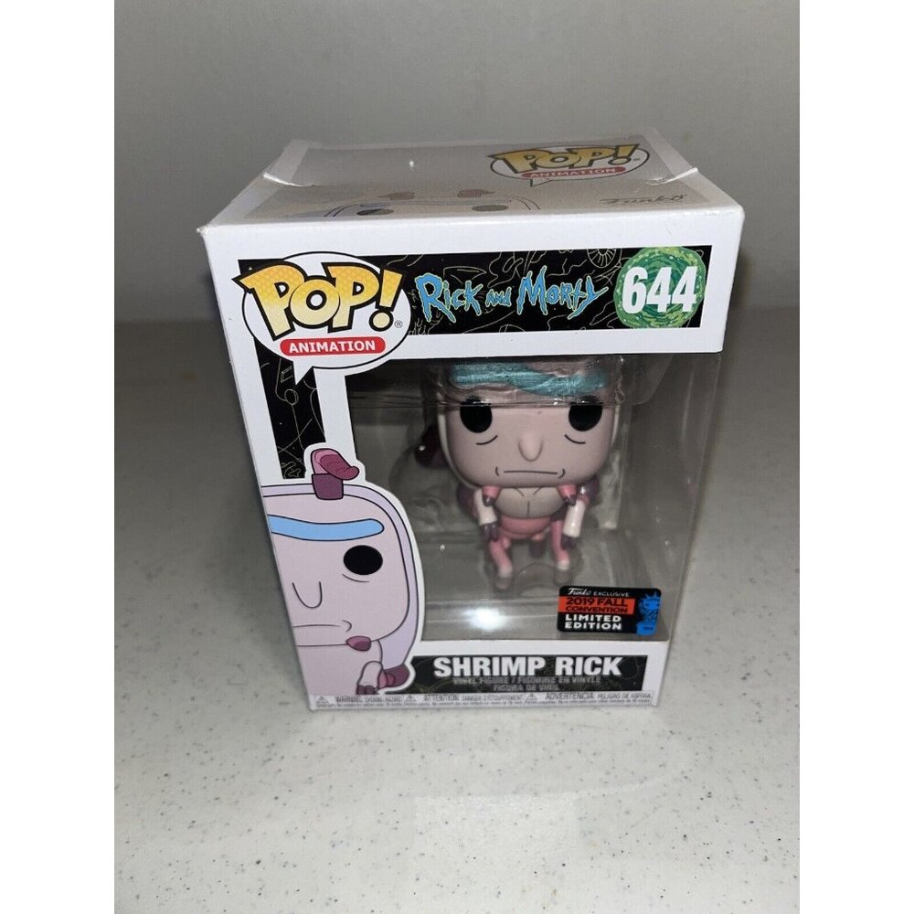 Funko Pop Animation Rick and Morty Shrimp Rick #644 2019 NYCC Exclusive